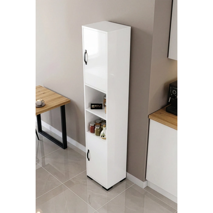 Çok Amaçlı Erzak Dolabı Beyaz 35 cm