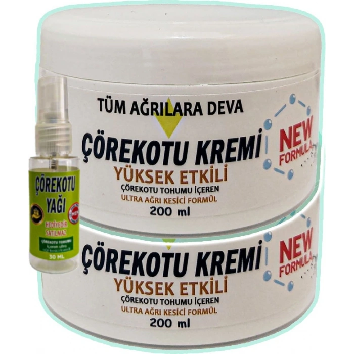 Çörek Otu Agrirelax Kremi 2tane 200 ml White Box + 30 ml Çörek Otu Agriyağı