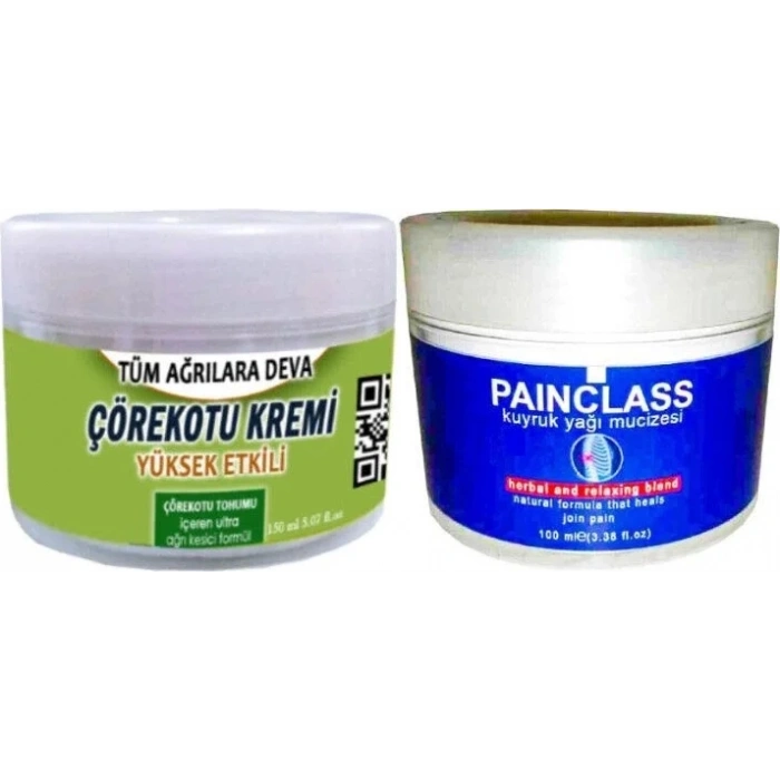 Çörek Otu Krem 150 Ml+Painclass 100 ml Kuyruk Yağı Kremi