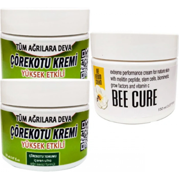 Çörek Otu Kremi 2 Adet 100 ml Kremi + Bee Cure Krem 150 ml Kremi
