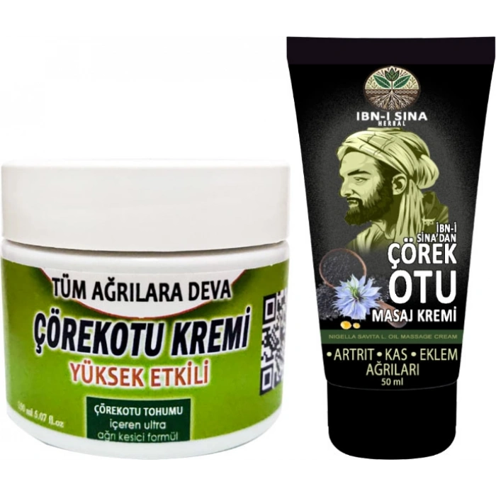 Çörek Otu Kremi Orta Boy 100 ml Krem + Ibn-I Sina Çörek Otu Kremi 50 ml