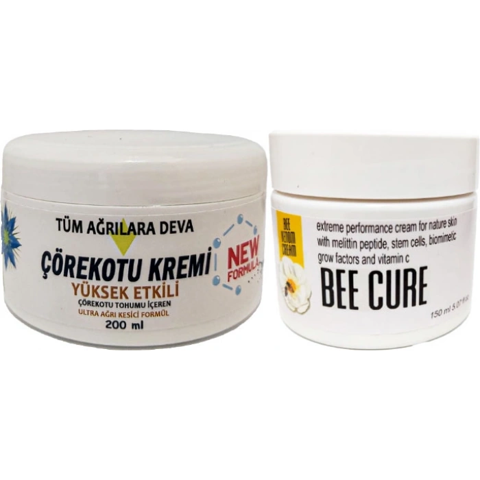 Çörek Otu Kremi White Box 200 ml + Beecure Krem 150 ml / Krem Seti