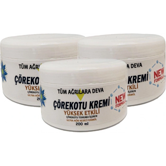 Çörek Otu Kremi White Box 200 ml Kremi 3 Adet
