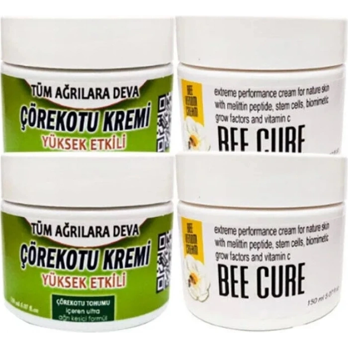 Çörek Otu Mesaj Kremi 2 x 100 ml - Bee Cure Krem 2 x 150 ml