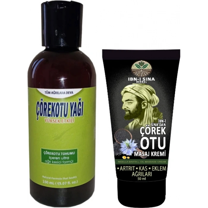 Çörek Otu Yağı 150 ml + Ibn-I Sina Çörek Otu Kremi 50 ml