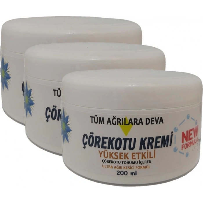 Corex Çörek Otu Kremi 3 Adet 200 ml Kremi