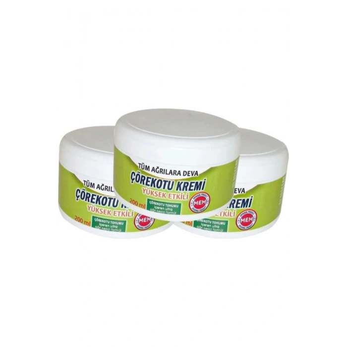 Corex Çörek Otu Kremi Green Box 3 Tane Birden 200 ml