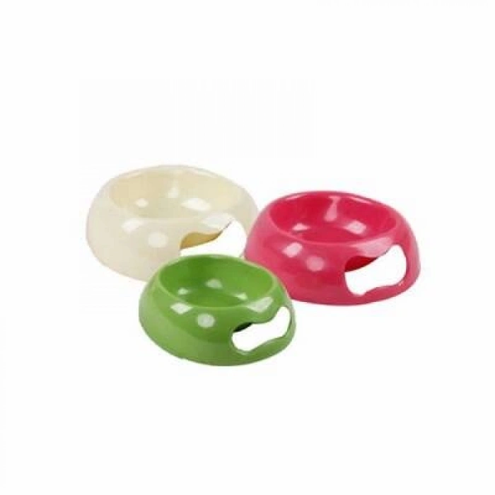Deluxe Melamin Kedi Mama Su Kabı Small