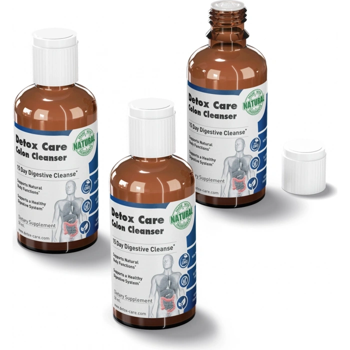 Detox Care Colon Cleanser 50Ml X 3 Adet