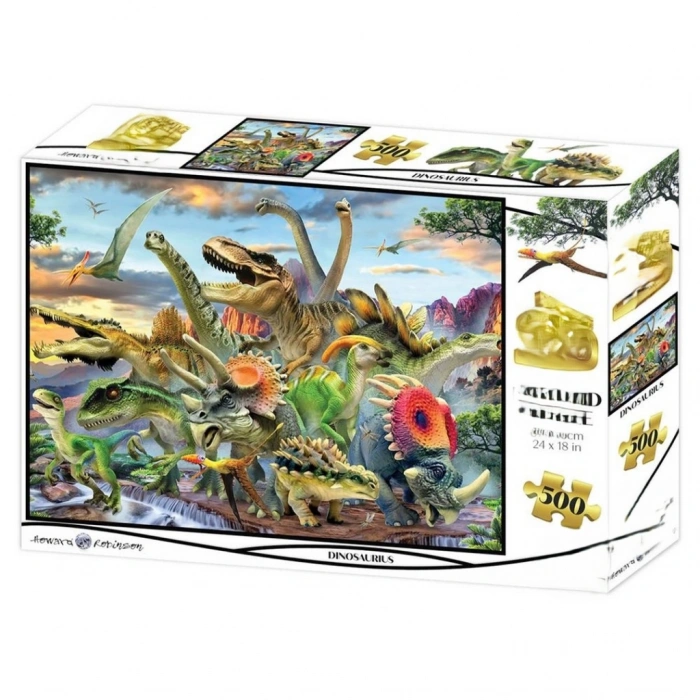 Dinozorlar 500 Parça Yetişkin Puzzle