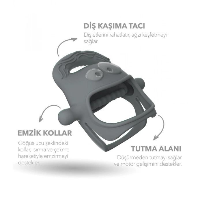 Diş Kaşıyıcı Gri