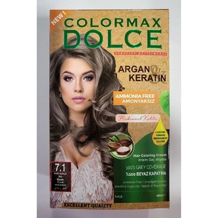 Dolce Amonyaksız, Doğal Set Boya - 7.1 Küllü Kumral