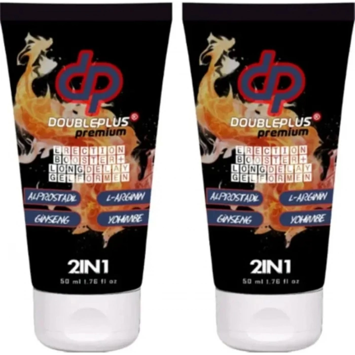 DP Double Plus Premium Erkeklere Özel  Jel 50  ml 2 Adet
