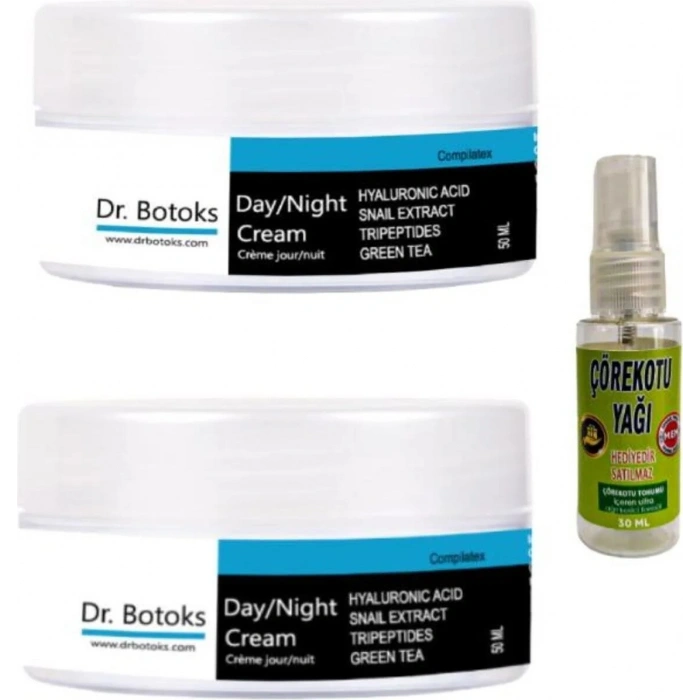 Dr Botoks Yüz Bakım Kremi 50 ml x 2 Adet+Çörek Otu 30 ml