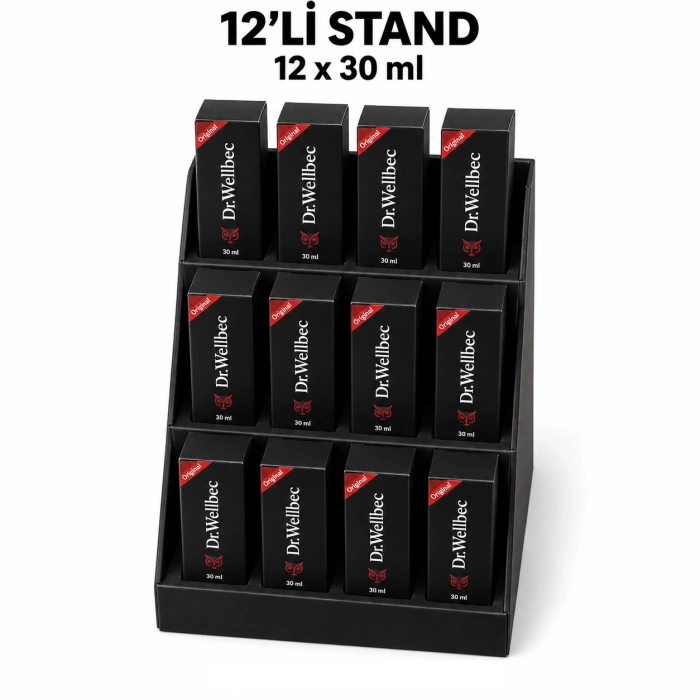 Dr. Wellbec Erkek Kişisel Bakım Spreyi 30 ml 12li Stand