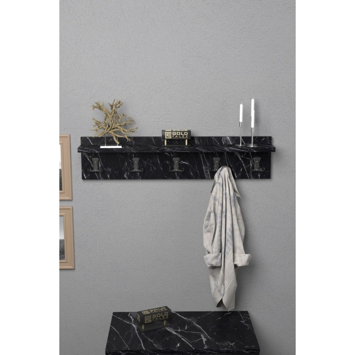 Duvar Askılığı Siyah 80 cm