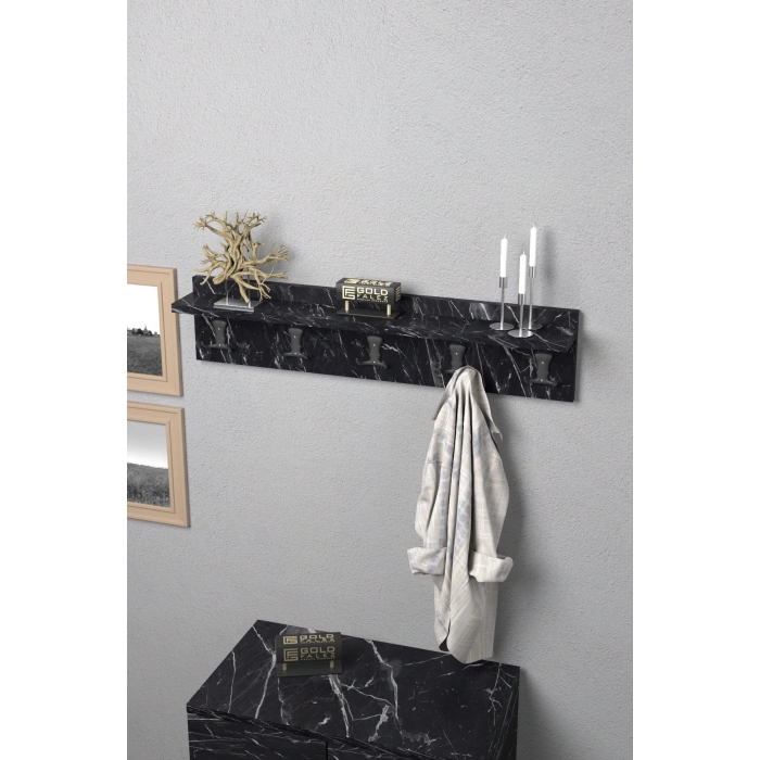 Duvar Askılığı Siyah 80 cm
