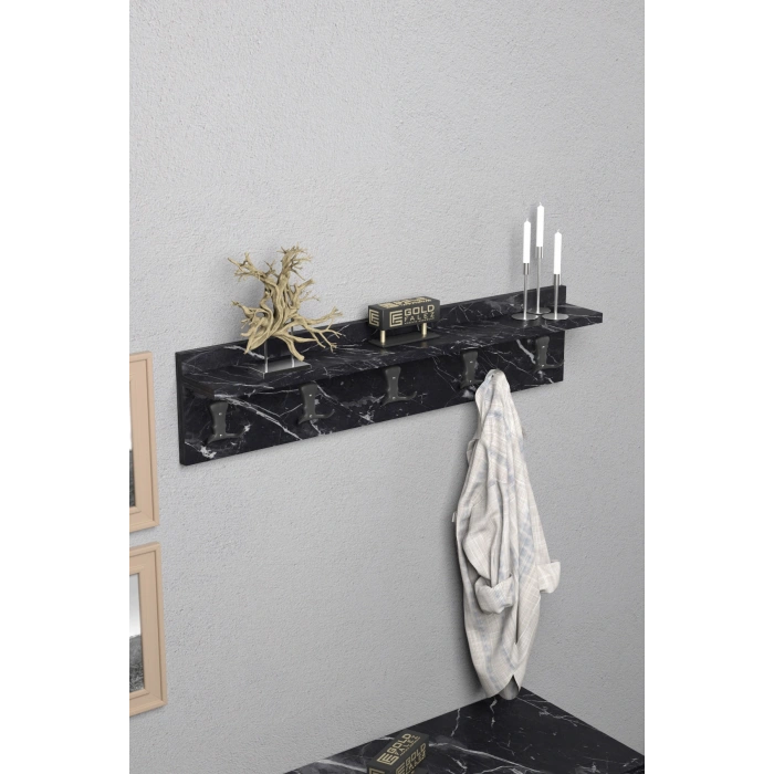 Duvar Askılığı Siyah 80 cm