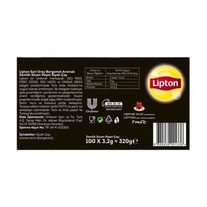 Earl Grey 100Lu Demlik 320Gr