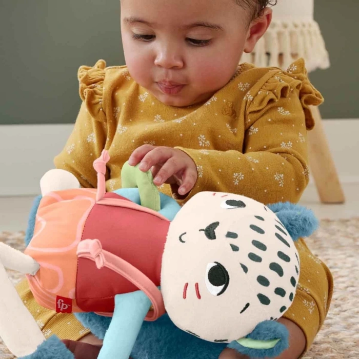 Eğlenceli Dostum Kar Leoparı Peluş HKD64