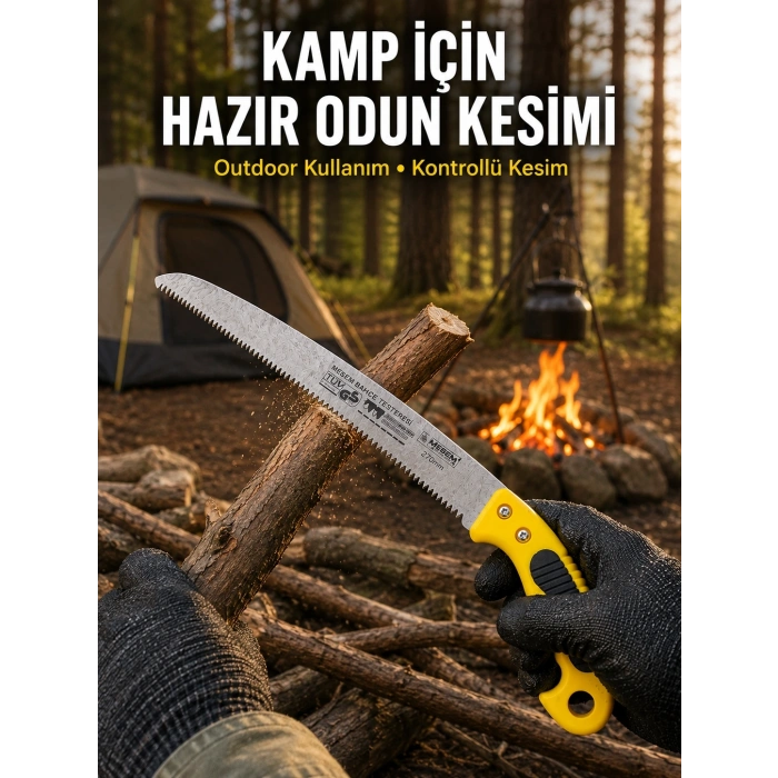 El Tipi Bahçe Bıçkısı Dayanıklı Çelik Kesim Testeresi