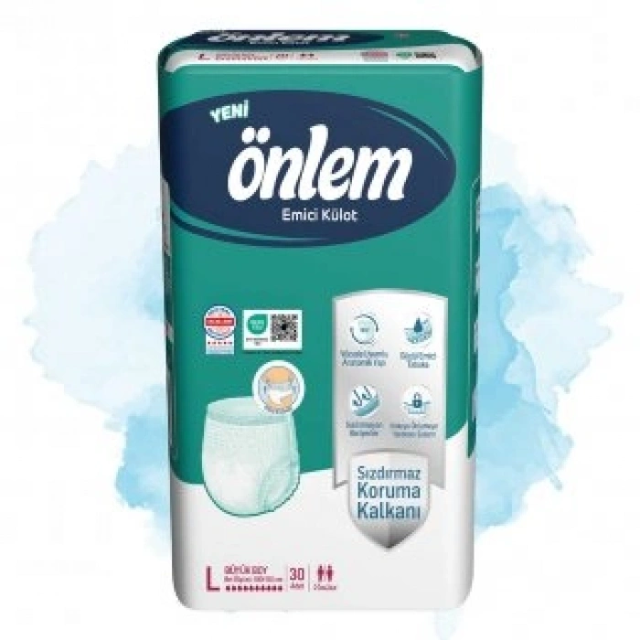 Emici Külot - L - 120 Adet, 4 Paket
