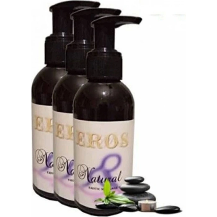 Eros 3  Adet 120 ml Natural Eros Masaj Yağı