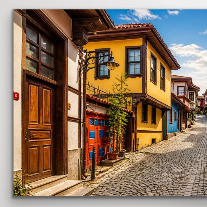 Eskişehir Odun Pazarı Kanvas Tablo 60X120 CM