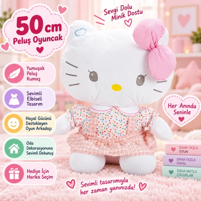 Etekli Peluş 50 cm (ADET FİYATIDIR)