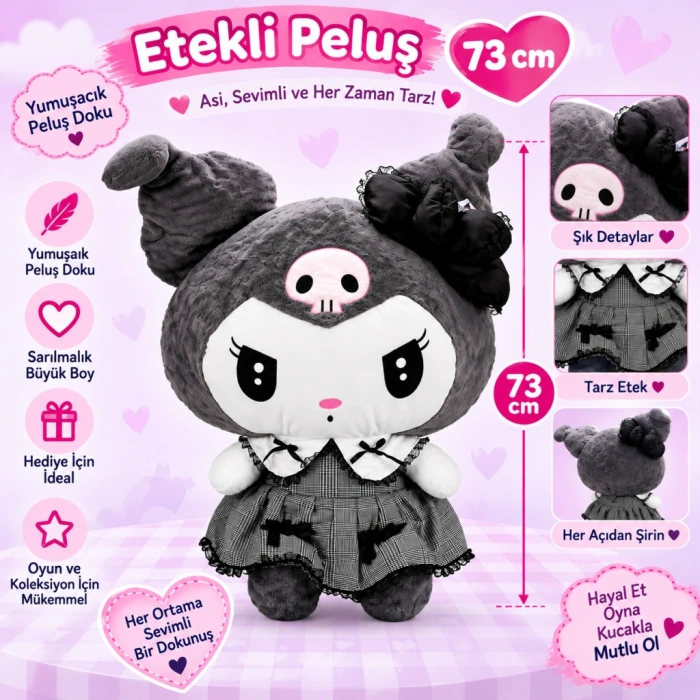 Etekli Peluş 73 cm (ADET FİYATIDIR)