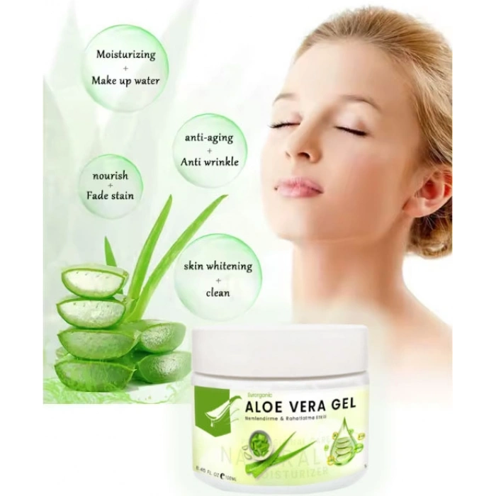 Eurorganic Aloe Vera Gel 2 Adet Cildinize Bakımjeli 100ML