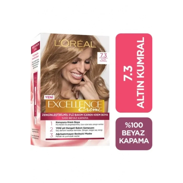Excellence Saç Boyası - 7.3 Altın Kumral