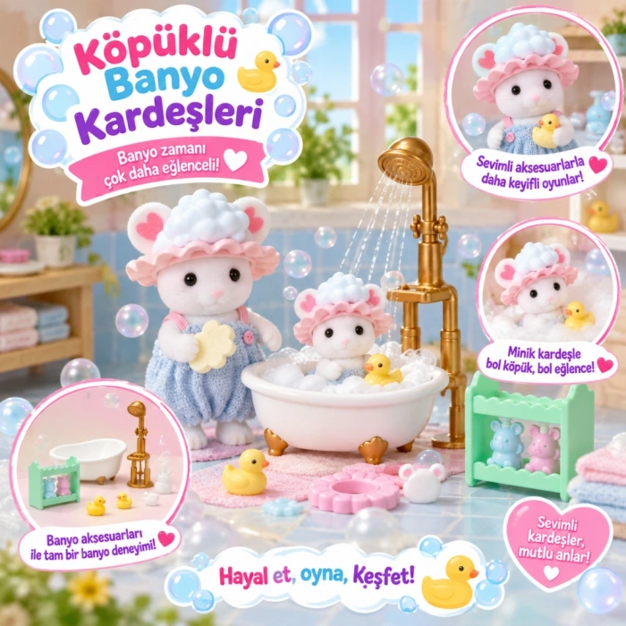 Families Köpüklü Banyo Kardeşleri
