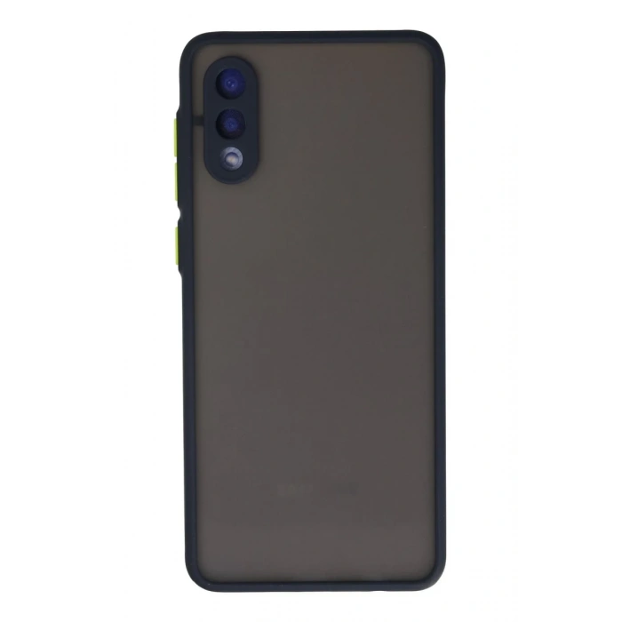 Samsung Galaxy A02 Kılıf Montreal Silikon Kapak - Lacivert