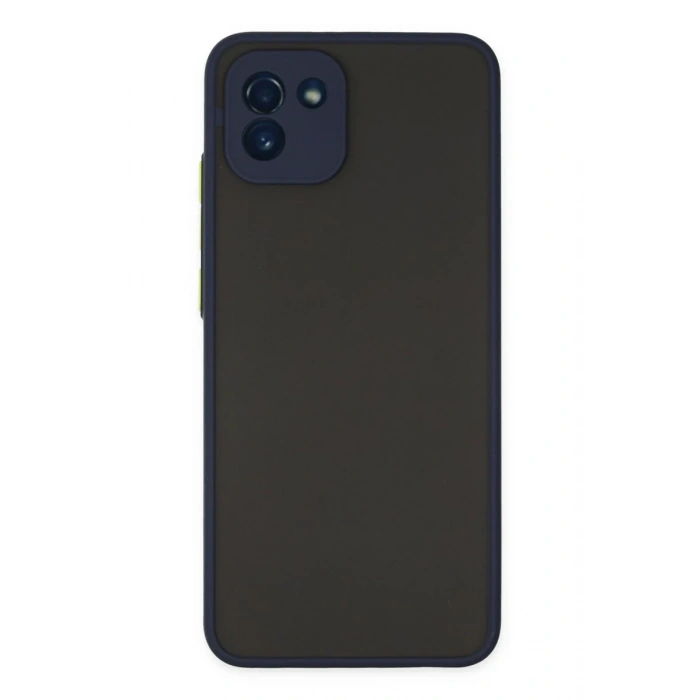 Samsung Galaxy A03 Kılıf Montreal Silikon Kapak - Lacivert