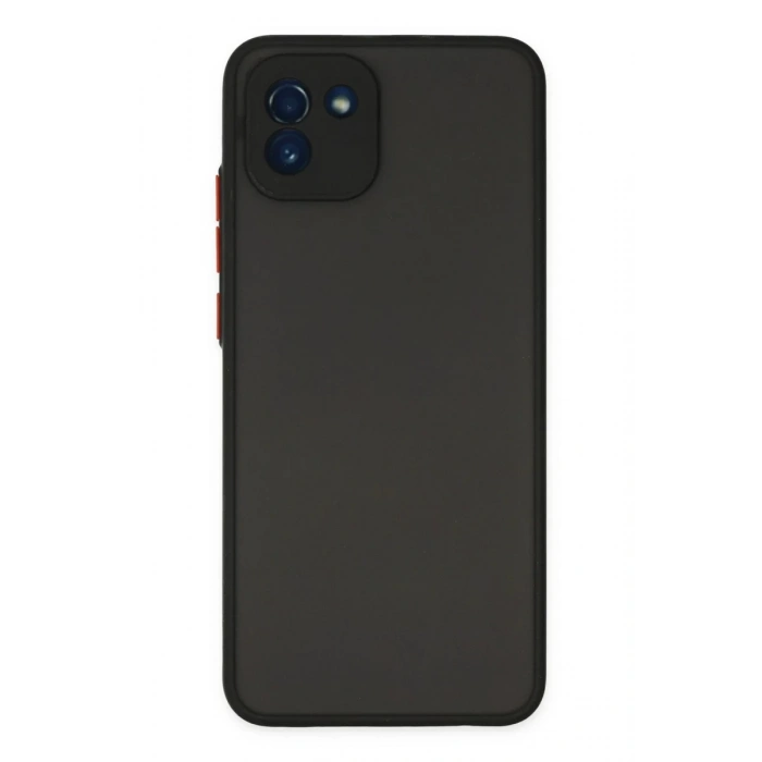 Samsung Galaxy A03 Kılıf Montreal Silikon Kapak - Siyah