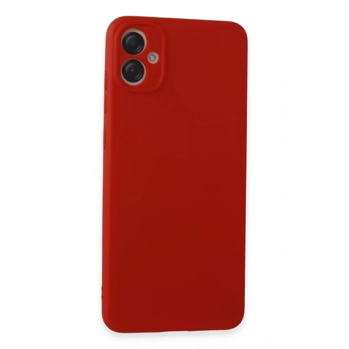 Samsung Galaxy A05 Kılıf First Silikon - Kırmızı