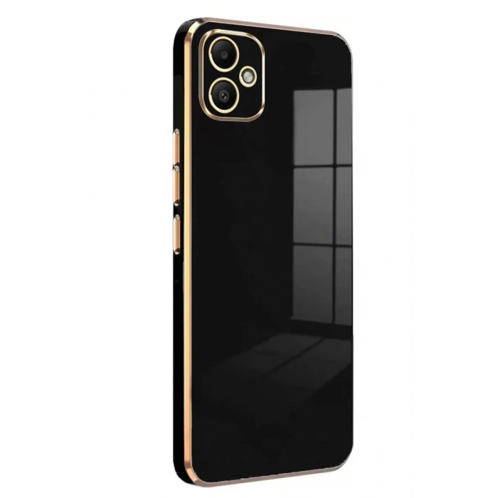 Samsung Galaxy A05 Kılıf Volet Silikon - Siyah