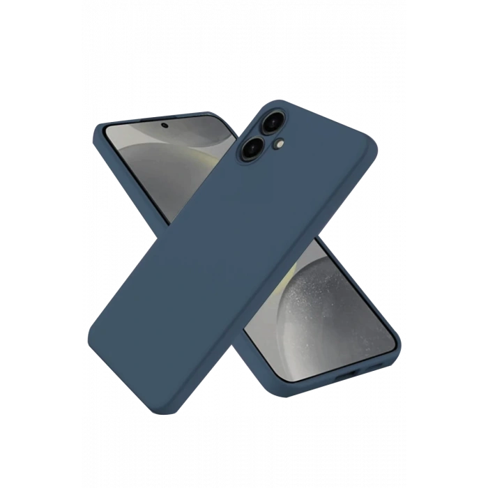 Samsung Galaxy A06 Kılıf First Silikon - Lacivert