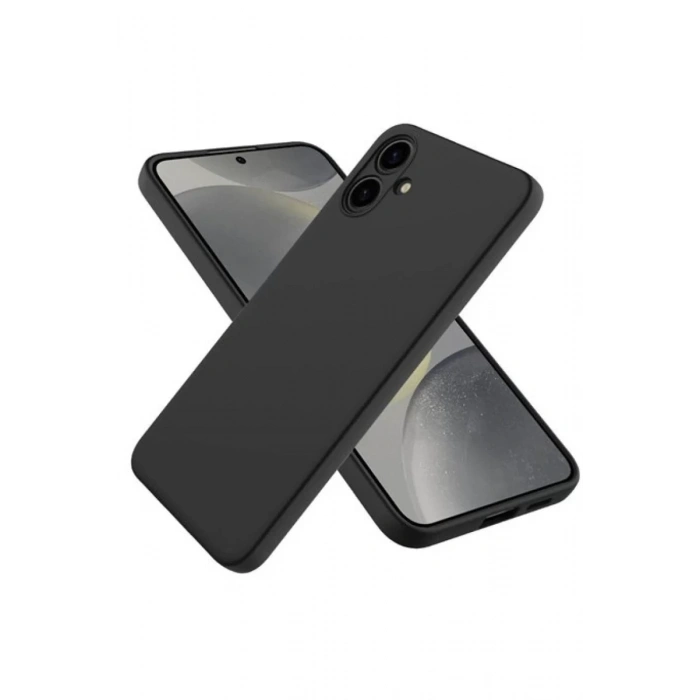 Samsung Galaxy A06 Kılıf First Silikon - Siyah