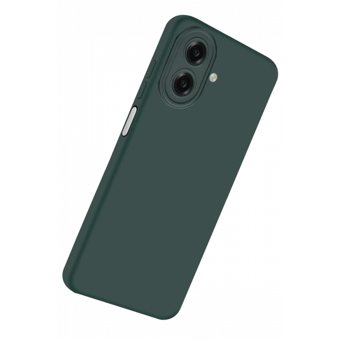 Samsung Galaxy A07 4G First Silikon - Koyu Yeşil