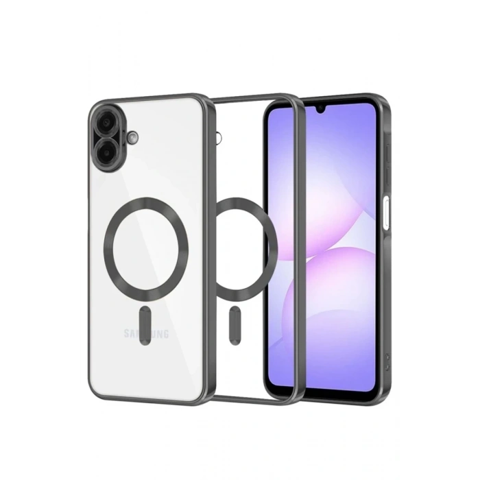 Samsung Galaxy A07 4G Kross Magneticsafe Kapak - Siyah