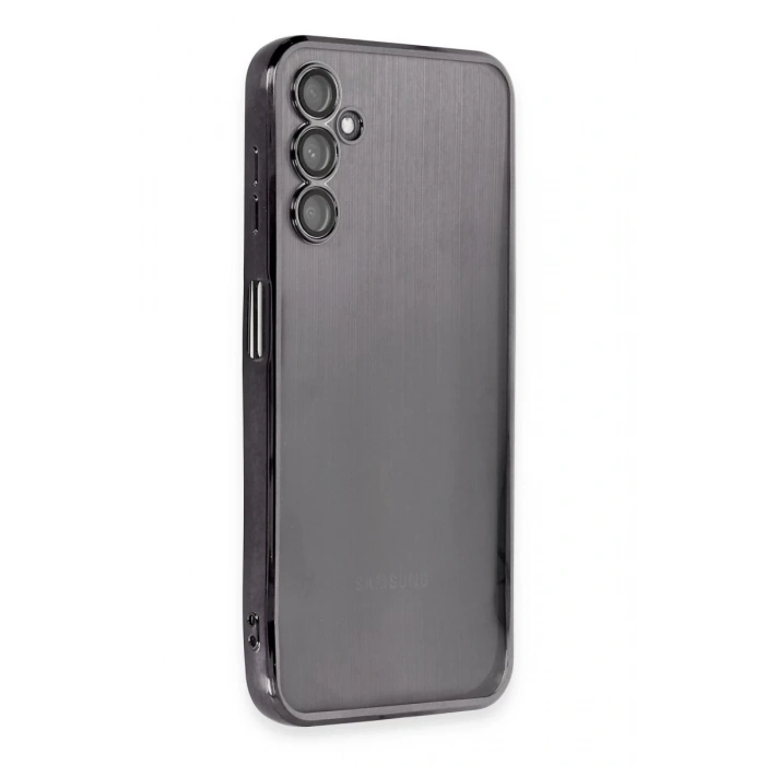 Samsung Galaxy A14 4G Kılıf Lensli Silikon - Siyah