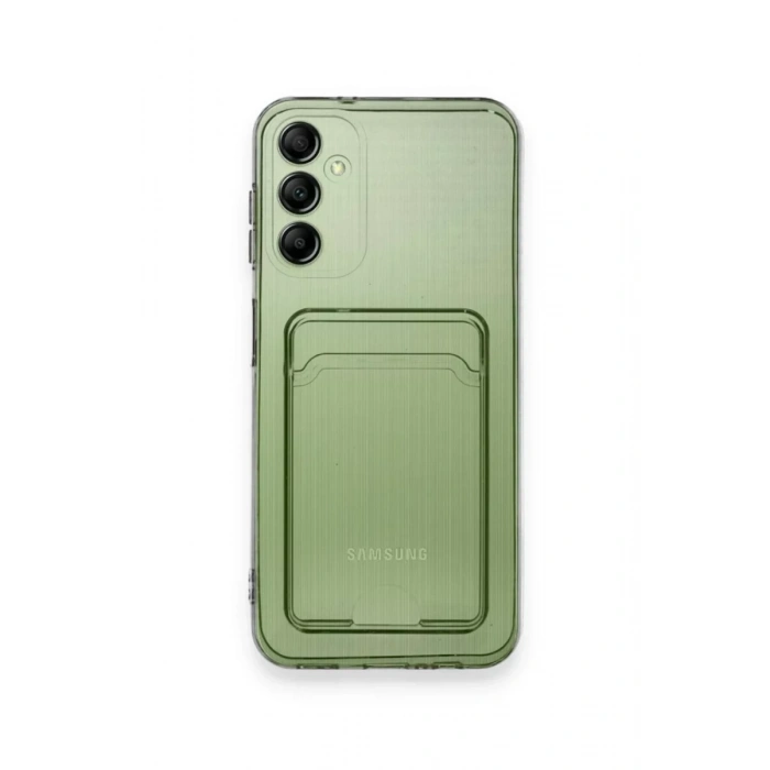 Samsung Galaxy A15 4G Kılıf Kart Şeffaf Silikon - Şeffaf