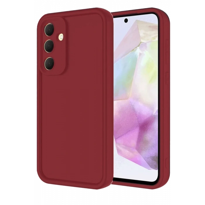 Samsung Galaxy A16 5G Kılıf Viera Silikon - Bordo