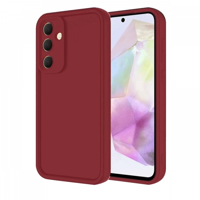 Samsung Galaxy A16 5G Kılıf Viera Silikon - Bordo
