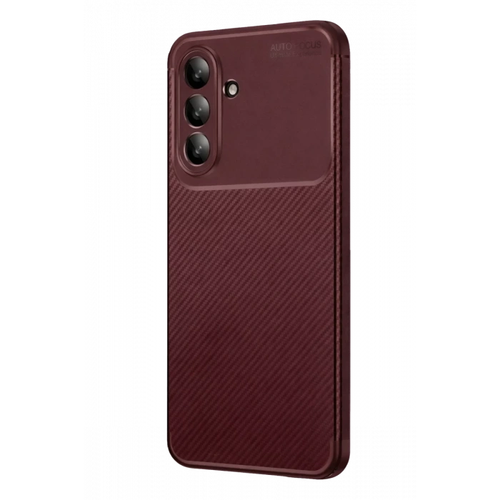 Samsung Galaxy A17 5G Auto Focus Karbon Kapak - Bordo