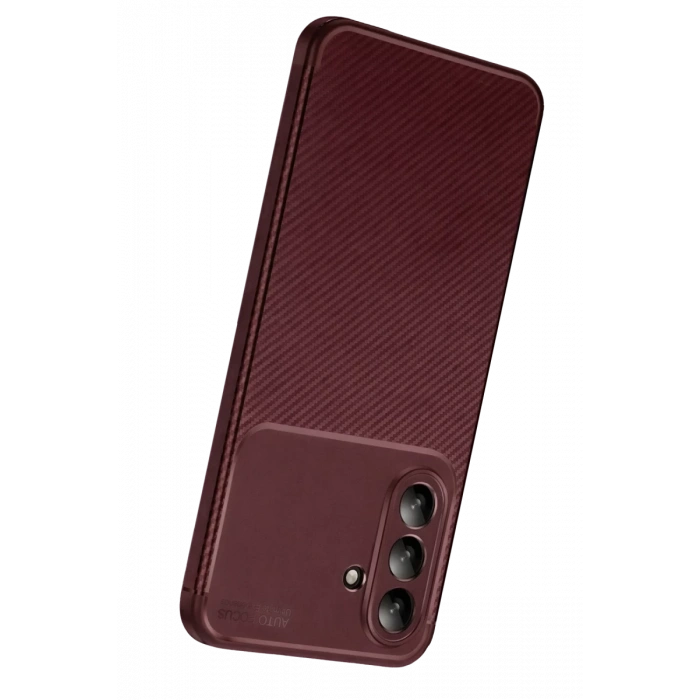 Samsung Galaxy A17 5G Auto Focus Karbon Kapak - Bordo