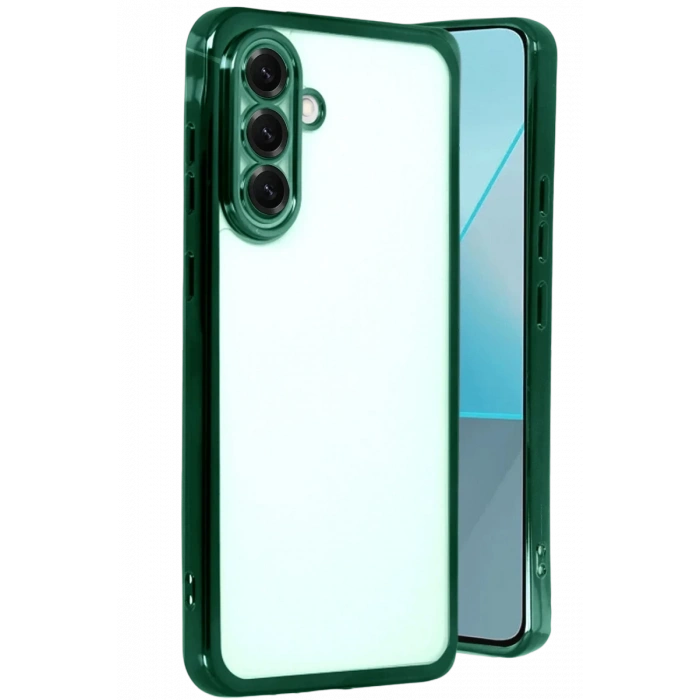 Samsung Galaxy A17 5G Lensli Silikon - Yeşil