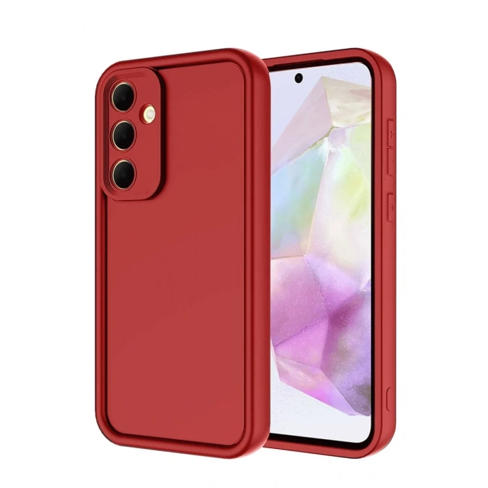 Samsung Galaxy A17 5G Viera Silikon - Kırmızı